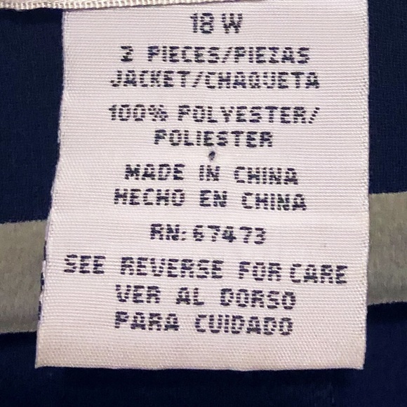 DONATED Suit-Chiffon, Sleeveless/Lined Dress w/Jac - Picture 6 of 7